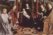 Gerard David The Virgin and Child with Saints and Donor oil painting